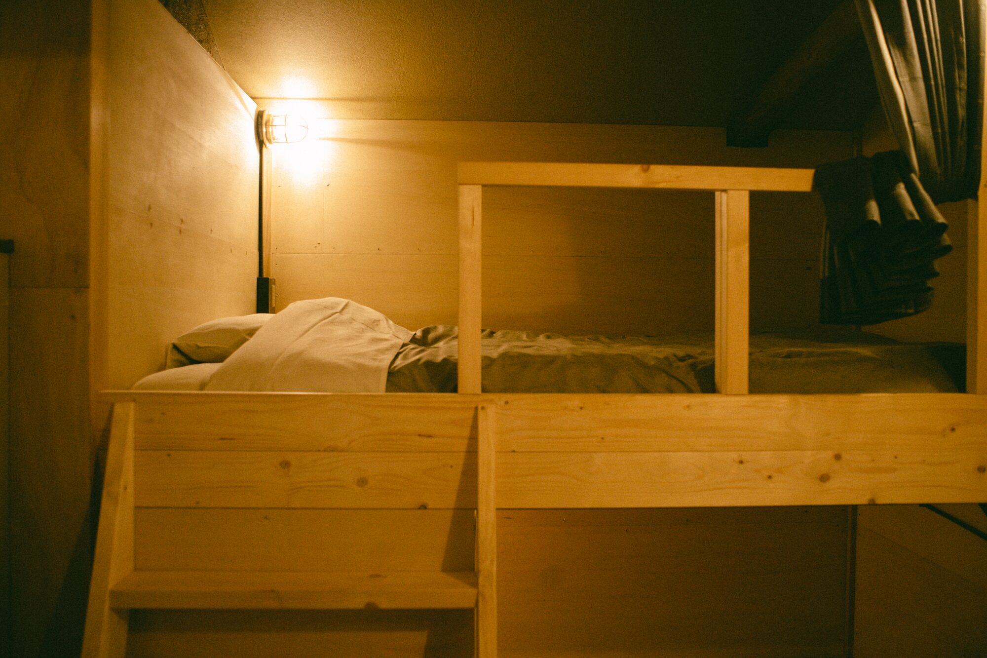 ドミトリーの二段ベッド